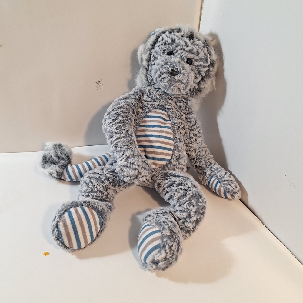 Douglas  Grey Lion Color Stripes Plush Stuffed Animal‎ Toy